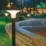 IP65 6W Latest solar LED Lawn lamp for garden lawn solar garden light solar LED Lawn lamp
