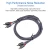 Import Jacks Double Sided Nice Factory Price Ofc Gold Plated 2 Rca Plug To Male 2 Rca Lotus Head Audio Cable from China