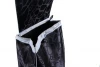 Jacquard fabric black colour folding shopping cart A2S-10
