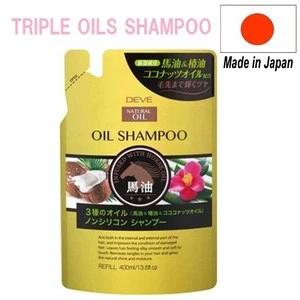 Japan Horse oil &amp; Coconut oil &amp; Camellia oil Shampoo 400ml Wholesale
