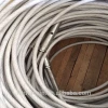 japan philippines Architectural membrane Security cable gripper PE coated duplex steel wire rope joint