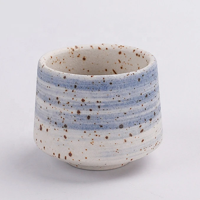 Japanese Style Small Tea Cup Water Cup Stoneware Ceramic Hand-painted Kungfu Tea Mug Cuisine Drinkware
