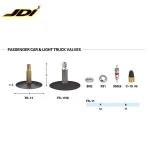JDI-TR-11 Wheel accessory clamp in screw-on universal tubeless tyre valves for bus and truck tire valve