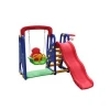 kids Plastic slide and swing set ,childrens playground,small children slide and swing play sets