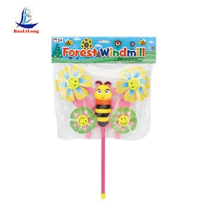 kids toys outdoor plastic toy forest animal wind mill toy plastic pinwheel happy garden toy children windmill plastic windmill