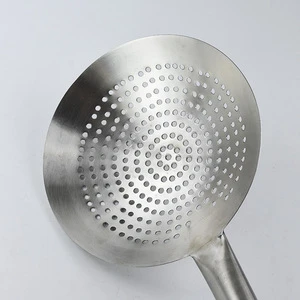 Kitchen Thickened Stainless Steel Spoon, Leakage Spoon Large Size