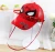 Import Kitty Cartoon Spider-Man Print Baby Embroidery Cotton Baseball Caps with face shield kids Boy Girl Hip Hop Hat Kids Snapback from China