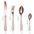 Import Knife Spoon Fork Sets 24PCS cutlery Stainless Steel gold flatware set with gift box from China