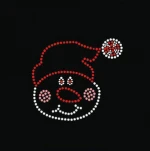 Knowledged Smiling Pig rhinestone Transfer Iron On Motif ,Best Factory Rhinestone Heat Transfer