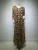 Import Lace Trim Sleeve Leopard Print Floor Length Women Islamic Clothing Muslim Wear Ladies Abaya Dubai Dress from China