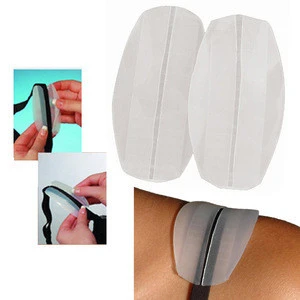 Lady durable washable soft anti-slip silicone bra strap cushions shoulder pads for underwear