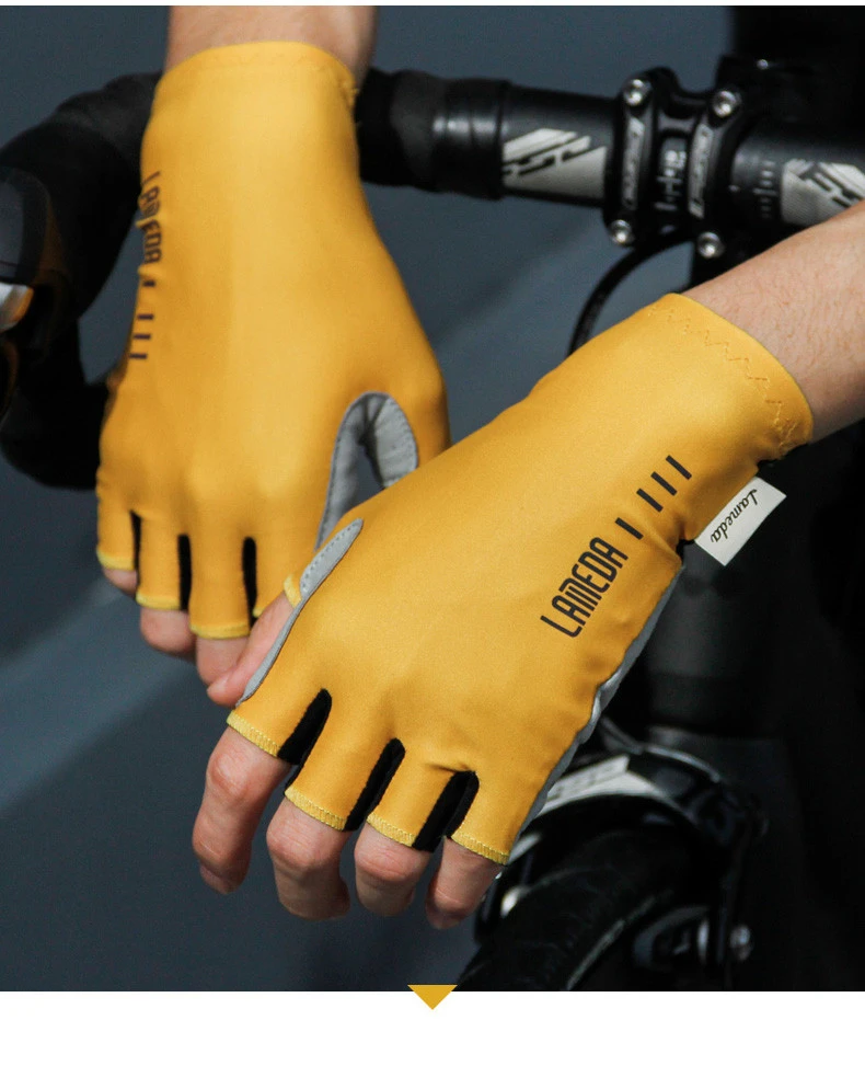 LAMEDA Professional Sports Mountain Bike Half Finger Sports Gloves