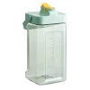 Large Capacity 2L Refrigerator Lemonade Water Kettle Fruit Teapot Desktop Container With Tap Cold Juice Drink Dispenser