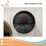 Large Outdoor Hanging Metal Flower Pots & Planters 16inch