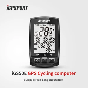 Large screen long battery life wireless odometer iGS50E bicycle gps bike computer