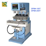 Large-size 4 Color Shuttle garment label tampon printing machine