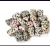 Import Latest 2021 Simple Design Dalmatian Jasper Tumble Semi-Precious Stone Crafts By AS Agate Stone from India