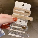 Latest rhinestone diamond hair clip pin accessories hairpin colorful crystal hairpin Hairgrips hair clips for women girls