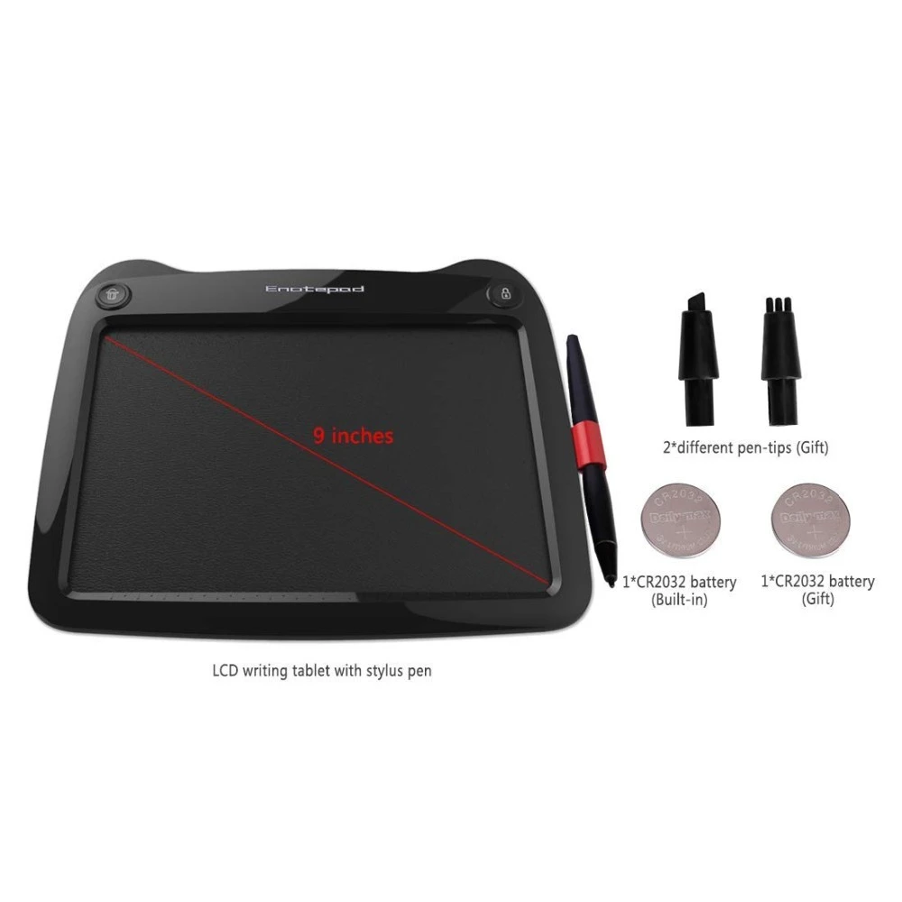 LCD 9 inches electronic writing tablet graphics tablet panda smart digital drawing board Memo Pad