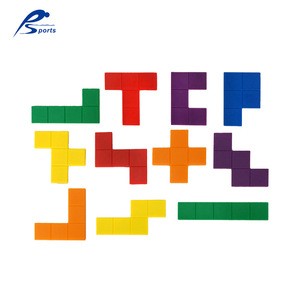 Learning toy plastic 5colors 72PCS Pentomino set Tetris math toy learning resources teaching aids