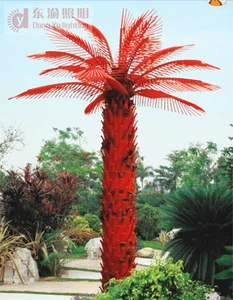 LED Coconut Palm Tree , 4.5M and red color