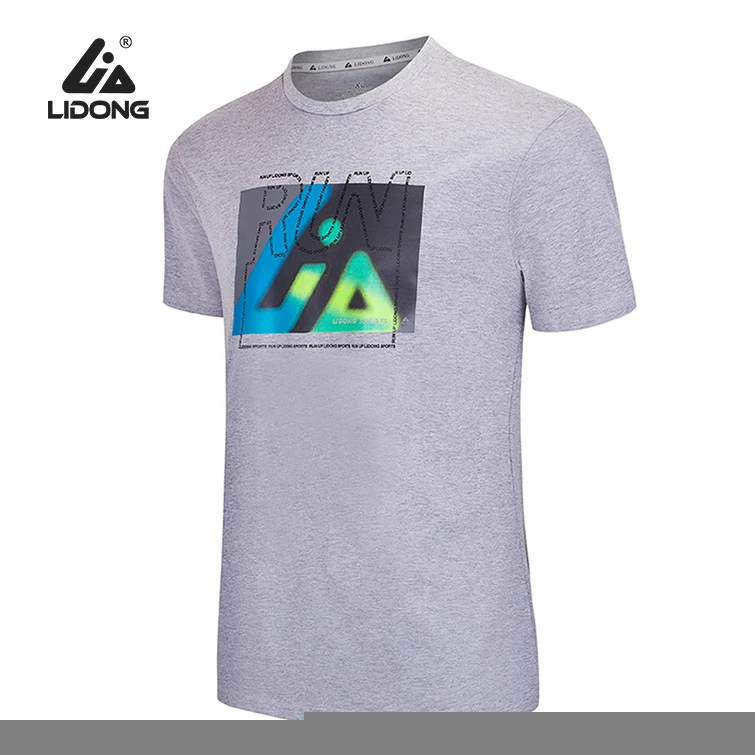 LiDong  65 cotton 35 polyester sublimation design  mens graphic t shirts wholesale