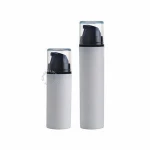 LINYO PP airless pump bottle 50ml envases plastico 25ml 30ml serum packaging 35ml / 50ml / 75ml / 100ml PP airless pump bottle