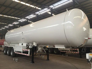 Liquefied petroleum gas 3 axles 55m3 LPG tank trailer