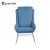 Import Living Room Sofa Chair with Footrest, Wholesale Blue Mediterranean Style Relax Sofa Set, Fabric Leisure Sofa from China
