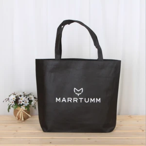 Logo Printed Foldable Reusable Non Woven Tote Shopping Bag Eco-Friendly nonwoven bag