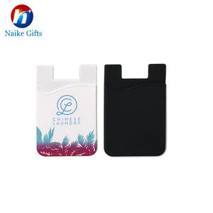 lovely customized for silicone mobile phone card holder