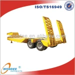 Low Platform 2 Axle 30 Ton Lowbed Trailer