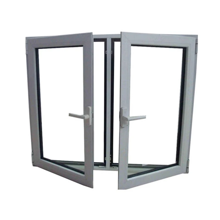 Low price lockable glass aluminum casement windows and doors
