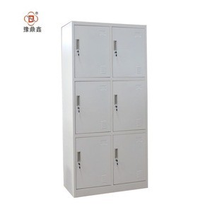 Luoyang XINDING cheap metal locker /wardrope closet 6 door clothes cabinet for school/home