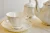 Import luxury giftware new bone china tea set with gold rim from China