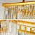Import luxury modern large crystal rectangle chandeliers pendant lights from China