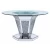 Import Luxury Sparkle Silver Mirrored Dining Table Crushed Diamond Insert Trimming Buffet for Dining Room Hotel Furniture from China