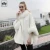 Import Luxury Women Double Face Cashmere Shawls Winter Oversize Wool Cape With Real Fox Fur Collar Elegant Ladies Cashmere coat from China