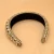Import Luxury Women Wide Padded Diamond Wedding Hairband Sponge Headbands from China