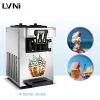 LVNI factory outlet cheap mini counter table top self service 3 flavor soft serve ice cream maker making machine for home