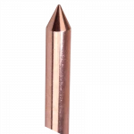 M12.5X1500  electroplate 0.1mm plating earthing system copper rod round bar