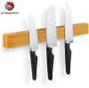 Magnetic Knife Block Holder Bamboo Custom Kitchen Oem Environmental Protection Color Design
