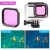 Manufacturer gopro8 camera accessories waterproof shell diving lens special use filters red purple pink for GoPro8 Hero8