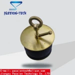 Marine copper drain plug and stainless steel water plug