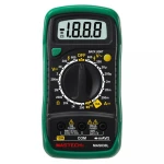 MASTECH MAS830L Mini Handheld LCD Display Digital Multimeter DC Current Tester Backlight Data Hold Continuity Diode hFE Test