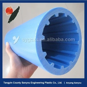 material handling equipment parts plastic tubes hdpe pipe idler roller