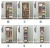 Import MDF Wooden Clothes nordic bedroom Modern  flat packing wardrobe closet from China