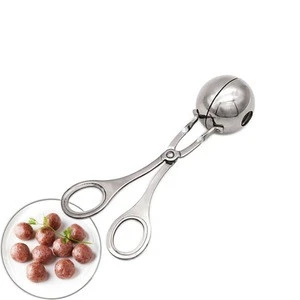 Meat Baller Maker New Product Ideas 2020 Kitchen Gadgets Creative Eco Friendly 304 Stainless Steel Fish Ball Clamp Meatball Clip