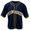 Men Multicolor custom-made Baseball Jersey Wholesale Full Buttons Blank Baseball Tee shirts with Team name Logo
