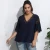 Import MENGMUGE V-Neck Ruffle Sleeves Elegant Blouse Plus Size Fashion Wholesale Apparel Shirts for Women Blouses Tops Plus Size Tops from China